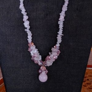 Pink Rock Necklace